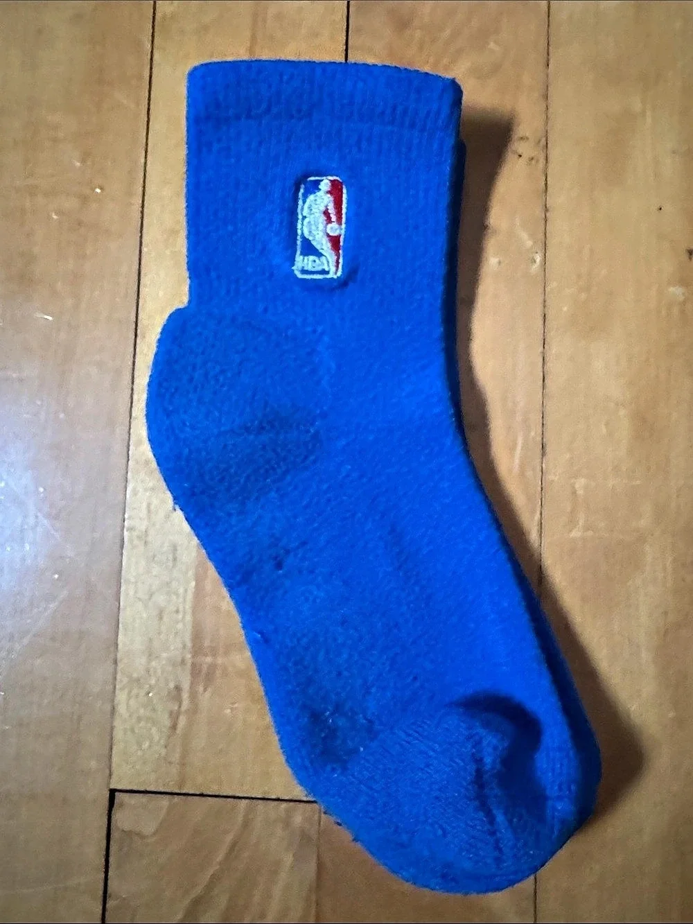 NBA Blue Basketball Socks size big kids